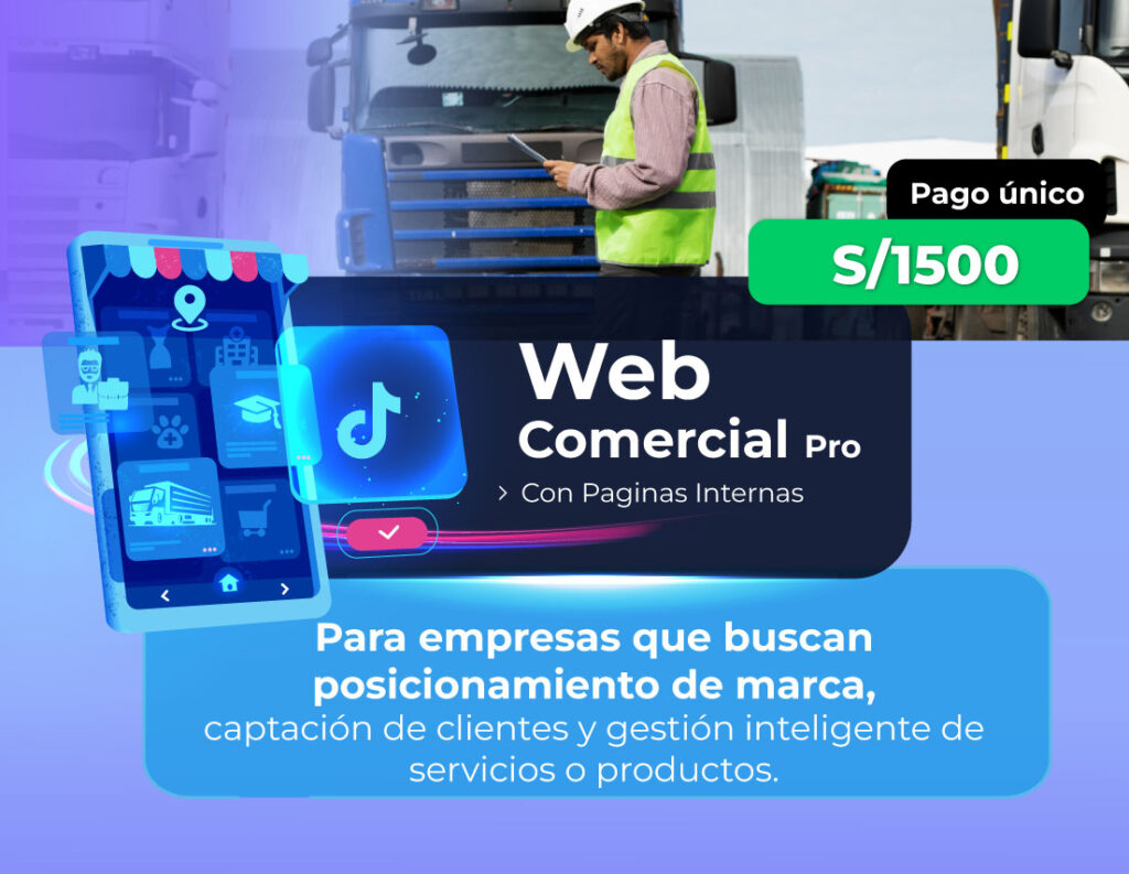 Plataforma Corporativa Adproduce Latam - con paginas internas para Sistemas de gestión para clínicas, colegios, agro y logística en Perú.